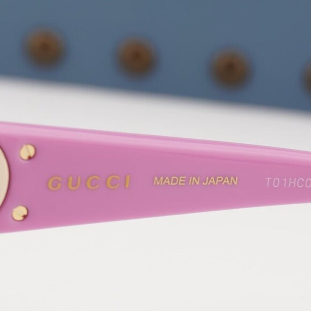 Gucci GG2015S 005 Square Sunglasses – Pink/Burgundy - Picture 10 of 12